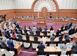 条例改正案を賛成多数で可決する大阪市議会本会議