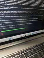 　出版大手KADOKAWAをサイバー攻撃したと主張しているロシア系ハッカー犯罪集団の犯行声明＝７月３日