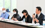 保育分野の現状や課題について伝える参加者
