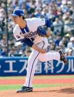 　中日戦に先発し５回無失点で勝利したＤｅＮＡ・平良＝横浜