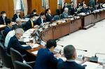 　国会で開かれた衆院憲法審査会＝２３日午前