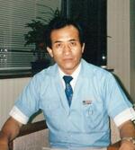 　創業者の故谷口義晴さん＝１９８６年、鳥取市