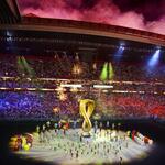 　２０２２年Ｗ杯カタール大会の開幕セレモニー＝アルホル（共同）