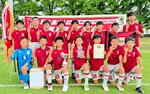 ３年ぶり２度目の優勝を果たした鳥取ＫＦＣ＝ヤマタスポーツパーク球技場