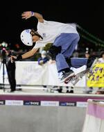 　男子で優勝した猪又湊哉＝ライブドア・アーバンスポーツパーク