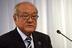 　記者会見する鈴木俊一財務相＝２６日、リオデジャネイロ（ロイター＝共同）