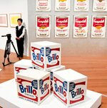 鳥取県立美術館の目玉作品の一つ、アンディ・ウォーホル作「ブリロの箱」