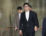 　韓国与党「国民の力」の韓東勲代表＝１２日、ソウル（聯合＝共同）