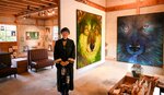 各会場ではアート作品の展示などが行われている