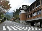 世帯数が年々減少傾向にある集落。小学生の数は３人ほど＝１６日、若桜町つく米