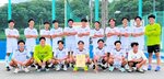決勝で島根を下して６年ぶりに本大会出場を決めた少年男子＝島根県奥出雲三成公園ホッケー場