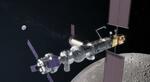 　国際月探査「アルテミス計画」で中継基地になる「ゲートウエー」のイメージ（ＮＡＳＡ提供・共同）