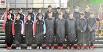 男子は３年ぶり８度目、女子は５年連続６度目の出場となる鳥取城北勢＝たけびしスタジアム京都