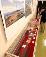 弥生時代のラグーン周辺の暮らしを紹介する展示