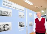 「先人の功績に光を当てたい」と話す上嶋さん＝１５日、琴浦町役場