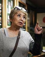 　日英の戦後和解に取り組む「ビルマ作戦協会」の会長を務めるマクドナルド昭子。「日本兵が置かれた状況を知り、英国人に説明し、本当の意味で理解し合わなければ」と語る＝２０２４年１０月、英中部ヨーク（撮影・松井勇樹、共同）
