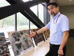 　レバノンの文化遺産を保全する取り組みを進めている中部大の西山伸一教授＝６月、愛知県春日井市