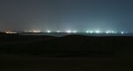 日本海のいさり火。まるで天の川のようだ…（６日午後８時４７分撮影）