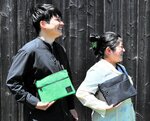 認定ＮＰＯ法人未来とバルコスがコラボして作ったオリジナルサコッシュ