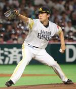 　５回４失点で今季初勝利を挙げたソフトバンク・和田＝みずほペイペイドーム