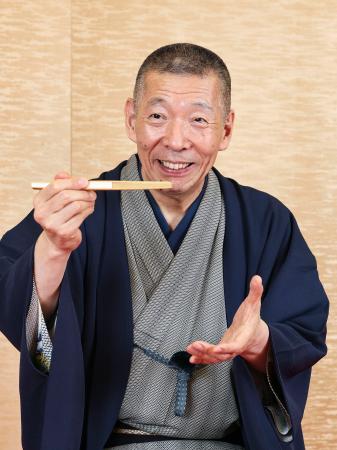 　紫綬褒章受章が決まり喜びを語る落語家の柳亭市馬さん
