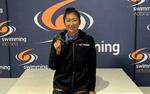 　ビクトリア・オープンの５０メートルバタフライで１位となった池江璃花子＝２月、オーストラリア・メルボルン（本人提供）