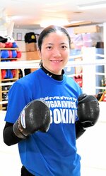 自信を持って全日本選手権に臨む女子フェザー級の田中鈴華