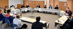 火災の経験を共有する参加者ら＝５日、江府町江尾の町役場