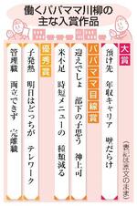 　働くパパママ川柳の主な入賞作品