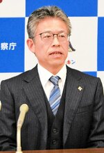 安心できる社会の実現に向けて意欲を語る福居検事正＝２１日、鳥取市西町３丁目の鳥取地検