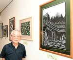 「切り絵独特の質感を味わってほしい」と話す吉村代表