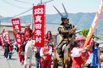 　「真田まつり」で行われた武者行列＝５日午後、和歌山県九度山町