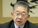 　インタビューに答える共産党の小池晃書記局長