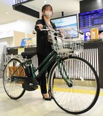 米子鬼太郎空港でレンタルが始まった電動アシスト自転車