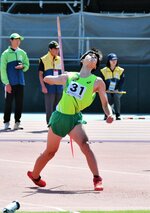 少年男子Ａやり投げで１６位だった福田華生＝白波スタジアム