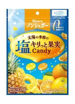 　カンロの「ノンシュガー塩キリっと果実キャンディ」