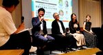 起業の経緯や経営の苦労について語り合う県内経営者ら