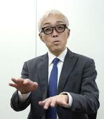 　多くのバラエティーを手がけてきたが、「ドキュメンタリーやドラマもやってみたい」と話す福浦与一さん＝２０２５年３月、東京・芝