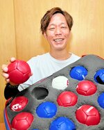 「第５０回米子がいな祭」ではボッチャなどのパラスポーツの体験イベントが初開催される＝２日、米子市道笑町１丁目のＢＭＥビル