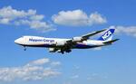 　日本貨物航空のボーイング７４７―８Ｆ（ボーイング提供）