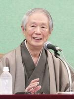 　記者会見する大槻文蔵＝５月３０日、東京・内幸町の日本記者クラブ