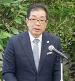　記者会見する積水ハウスの仲井嘉浩社長＝６日午後、東京都内