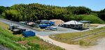 産業廃棄物管理型最終処分場の建設予定地＝２９日、鳥取県米子市淀江町小波