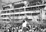 　１９５６（昭和３１）年７月２日、ドミニカ共和国への初の移民１８５人を乗せた「ぶらじる丸」が横浜港を出港。５９年まで「カリブの楽園」に約１３００人が移住した