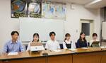 　長崎市で開かれた「ナガサキ・ユース代表団」の報告会＝２８日午後