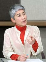 　ノンフィクション「透析を止めた日」の著者、堀川惠子さん＝東京都港区