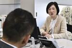 　総務省総合通信基盤局番号企画室の平松寛代室長＝３月、東京都千代田区
