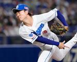 　ＤｅＮＡ戦に先発し、４回を無失点の中日・高橋宏＝バンテリンドーム