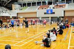 【プレーに圧倒】 コートを囲んで最高峰レベルのプレーを観戦