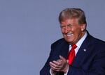 　９月、米ペンシルベニア州インディアナで、選挙集会に参加したトランプ前大統領（ロイター＝共同）